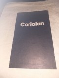 PROGRAM TEATRUL NOTTARA 1986 SPECTACOL &quot;CORIOLAN&quot;