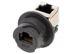 Adaptor PIN 8 Cat 5e Plastic 8p8c IP67 foto