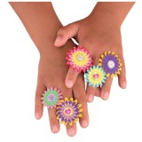Set creativ - Inele cu floricele PlayLearn Toys, Galt