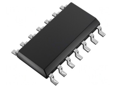 Inversor digital hex NOT CMOS SMD SOIC14 AC - 6 intrări 1 ieșire foto