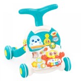 Jucarie Interactiva, 2 in 1 Premergator Si Masa Baby Go Bleu, 6-12 luni, Albastru, Plastic