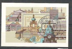 Germany DDR 1979 UPU, perf. sheet, used H.014