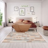 COVOR BELGIAN RE-BORN 21706 BEJ / ALBASTRU - 160x230 cm