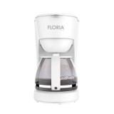 Filtru pentru cafea 600W vas 1.2L oprire automata alb Zilan ZLN9274