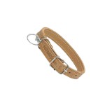 Cumpara ieftin Zgarda caine din piele dubla, nr 600,3 cm x 60 cm