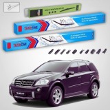 Cumpara ieftin Ștergătoare Mercedes-Benz Clasa M W164 2005-2011 | Set Față și Spate Flat &ndash; TeamCar&reg;