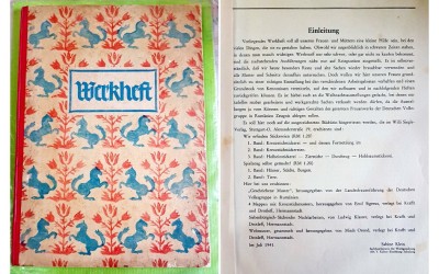 G359-Manual:Broderii-Jucarii- Artizanat germanii din Ardeal Sibiu Romania 1941, Sabine Klein cu concursul lui Misch Orend organizator local. foto