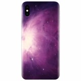 Husa silicon pentru Apple Iphone XS, Purple Supernova Nebula Explosion