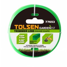 Fir de tuns, 2.0 mm x 15 m, (Forma patrata), GARDENEST, Tols