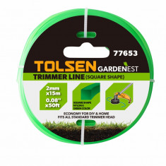 Fir de tuns, 2.0 mm x 15 m, (Forma patrata), GARDENEST, Tols