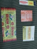 AMBALAJ VECHI,LOT AMBALAJE VECHI DE GUME DE MESTECAT,BOMBOANE,Ambalaje cu reclame vechi de colectie