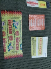 AMBALAJ VECHI,LOT AMBALAJE VECHI DE GUME DE MESTECAT,BOMBOANE,Ambalaje cu reclame vechi de colectie