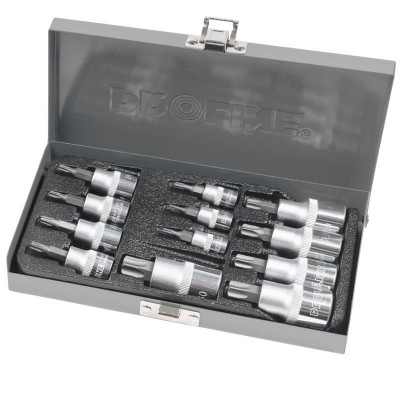 TRUSA VARFURI TORX T8-T60 CU ADAPTOARE - 12P. foto