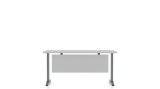Cumpara ieftin Birou operational silver 160 x 80 x 75 cm alb