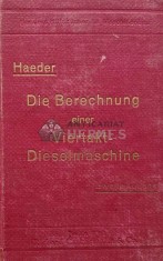 Die Berechnung einer Viertakt-Dieselmaschine - Haeder (AH9)