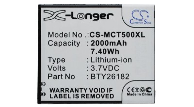 Cameron Sino 2000mAh Mobistel Cynus T5,MT-9201w,MT-9201b,MT-9201S Baterie foto