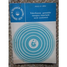 Pascu D. Ursu - Valorificarea gunoaielor menajere importanta sursa economica