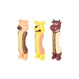 Jucarie din latex, hot dog, multicolor, 21 cm