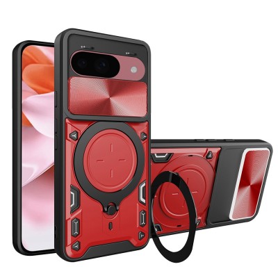 Husa Google Pixel 9 Techsuit CamGuard Pro, rosu foto