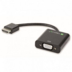 Adaptor TECHLY 306301 HDMI Male - VGA Female + Jack 3.5 mm + micro USB Black foto