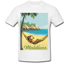 Tricou &amp;quot; Maldives &amp;quot; foto