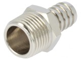 Racord push-in ştuţ alamă nichelată 1/2 14mm