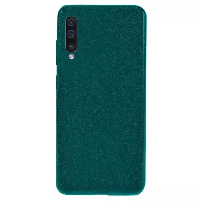 Husa Samsung Galaxy A70 Sclipici Verde Silicon