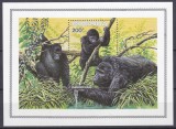 DB1 Fauna Africana Ruanda Rwanda Gorile SS MNH, Nestampilat