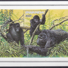 DB1 Fauna Africana Ruanda Rwanda Gorile SS MNH