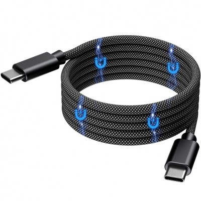 Cablu Incarcare USB-C - USB-C Choetech XCC-1052, 100W, 1.2m, Negru foto
