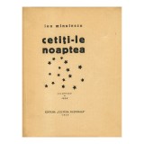Ion Minulescu, Cetiți-le Noaptea, 1930, Autograf, Ed. Cultura Nationala, Bibliofilie, Ex. Numerotat, Hartie Velina, Iser