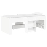 vidaXL Cadru de Pat &Icirc;nalț pentru Copii 2 pcs Alb 80 x 200 cm 3422547