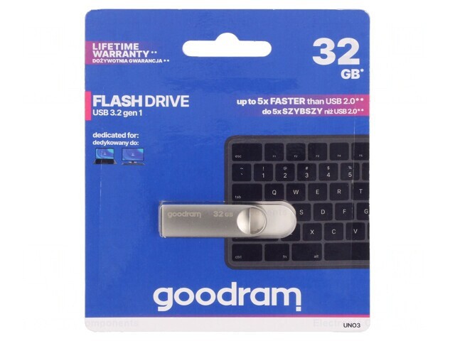 Pendrive USB 3.2 32GB Argintiu