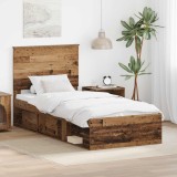 Cumpara ieftin Cadru de pat Lemn vechi 90 x 200 cm Lemn de pin masiv