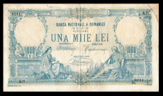 Bancnote Romania, bani vechi 1000 lei 1920 foto