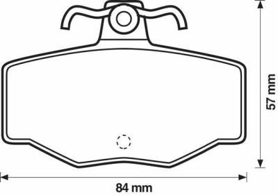 Placute frana Nissan Almera 2 (N16), Almera Tino (V10), Primera (P10), Primera (P11), Primera Hatchback (P10), Primera Hatchback (P11), Primera Trave