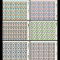 1991 Romania - 6 Coli intregi de 50 timbre Aniversari Personalitati, LP 1270 MNH