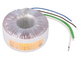Transformator Toroidal 300VA 230V 18V 16.67A Cabluri