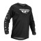 Tricou enduro motocross FLY F-16 Negru Alb