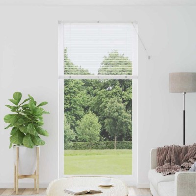 Jaluzea pentru Fereastră cu perdele Altele Manual Alb 100 x 220 cm Aluminiu foto