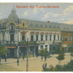 4665 - TURNU-SEVERIN, Market, Romania - old postcard - unused