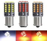 Set 2 leduri p21/5w - 2 faze lumina rosie, 12v