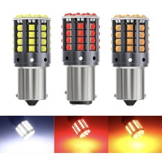 Set 2 leduri p21/5w - 2 faze lumina rosie, 12v