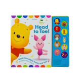 Disney Baby Winnie the Pooh - Head to Toe! 10-Button Sound Book - Pi Kids (Disney Baby: Play-A-Sound)