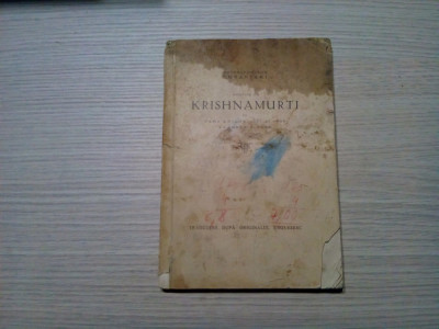 J. KRISHNAMURTI - Patrusprezece Cuvantari - Tinute la Ommen - 1939, 129 p. foto