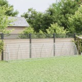 Gossi cotet pentru pasari, gri, 600x105x120 cm, otel galvanizat