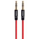 Cablu Audio 3.5 mm la 3.5 mm Remax L100, 1 m, Rosu
