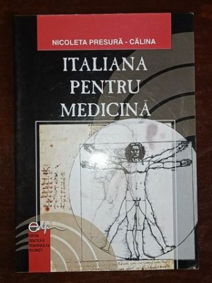 Italiana pentru medicina- Nicoleta Presura-Calina foto