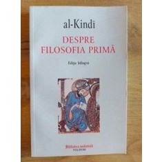Despre filosofia prima- Al-Kindi