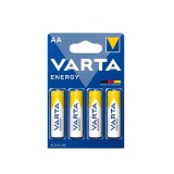 Set de 4 baterii Varta ENERGY LR6/AA Value Pack 4106
